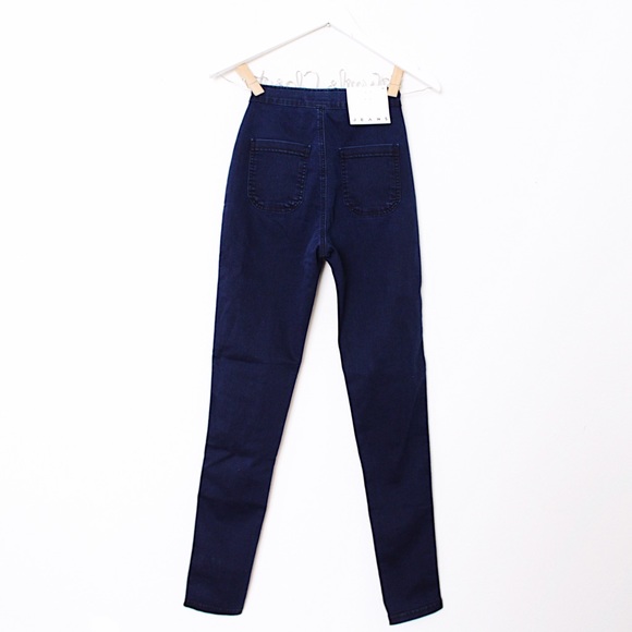 American Apparel Medium Wash High Waist Easy Jeans - Picture 3 of 8